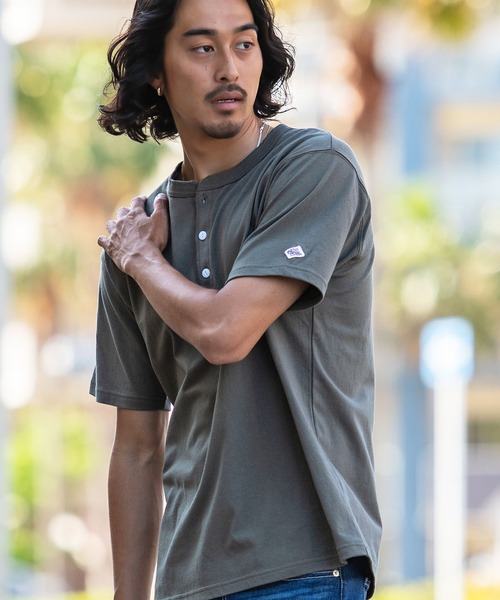 JEMORGAN（ジェーイーモーガン） ヘンリーネック tシャツ 「JEMORGAN