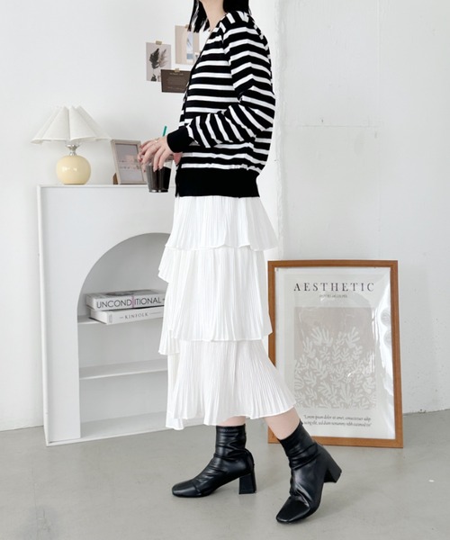 CLEA スカート ボリュームティアードスカート : ZOZOTOWN Yahoo!店