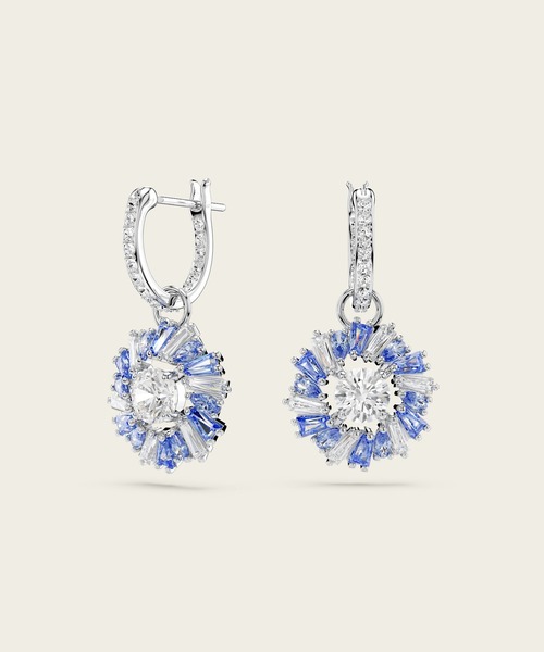 【SWAROVSKI】Idyllia ドロップピアス Idyllia Lilia ドロップピアス, チョウ, ロング, ホワイト