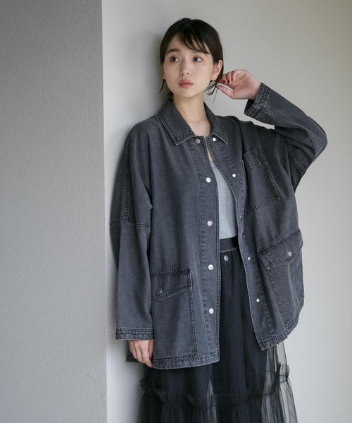 YENN デニムジャケット gジャン YENN LT DENIM COAT レディース