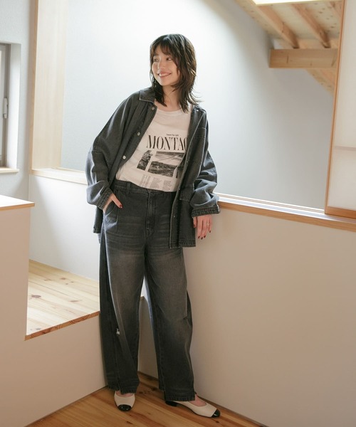YENN デニムジャケット gジャン YENN LT DENIM COAT レディース