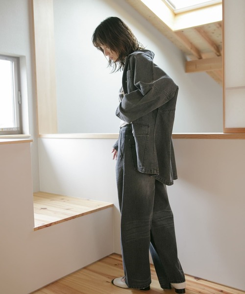 YENN デニムジャケット gジャン YENN LT DENIM COAT レディース