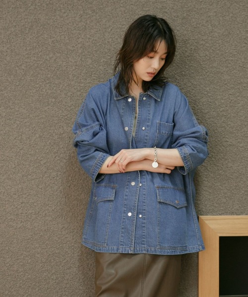 美品YENN LT DENIM COAT デニムジャケット YENN デニムジャケット gジャン YENN LT DENIM COAT レディース
