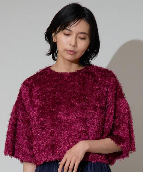 ブラウス シャツ シャギーTブラウス レディース