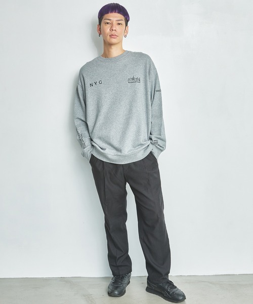 新品 0 日本製 どうしちゃったPG スウェット トレーナー 定価28,600円 Manhattan Portage（マンハッタンポーテージ） トレーナー スウェット