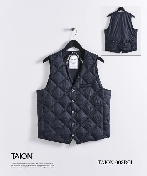 TAION（タイオン） ダウンベスト ベスト 「」「メンズ」シティ