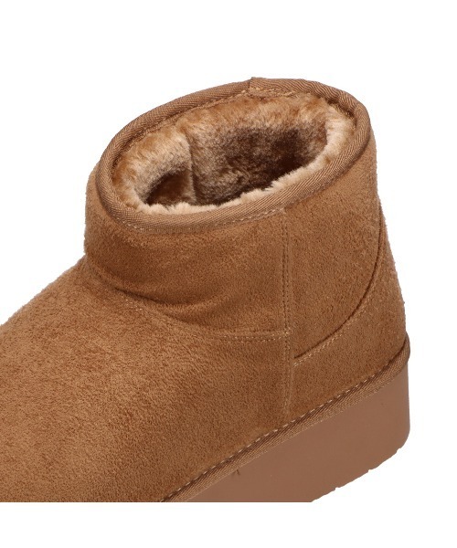 moz（モズ） ブーツ 防滑 厚底ムートン風 ブーツ レディース