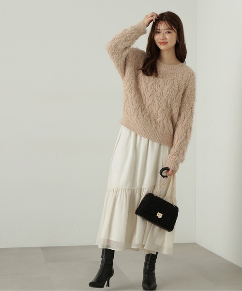 PROPORTION BODY DRESSING ニット セーター ルーズフェザー