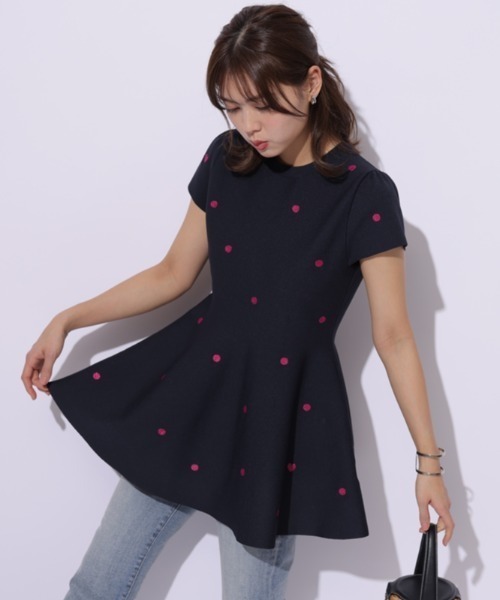 Apuweiser-riche（アプワイザー・リッシェ） 半袖ニット 1 ブラック