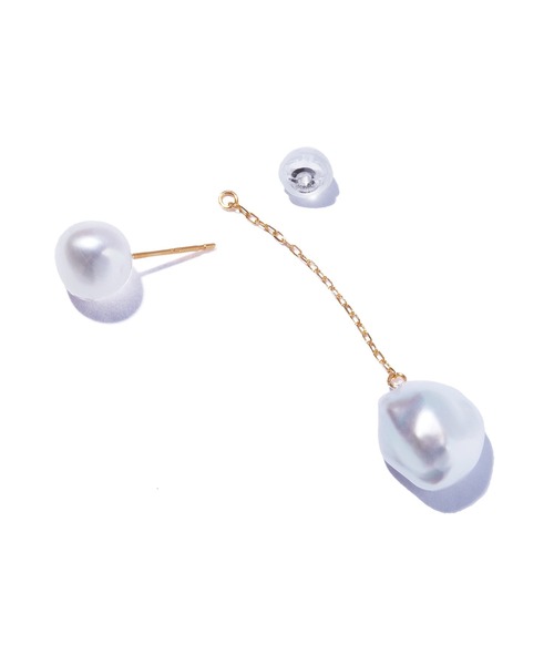 ピアス 「les bon bon」blessing pearl pierce BOB576 レディースの画像