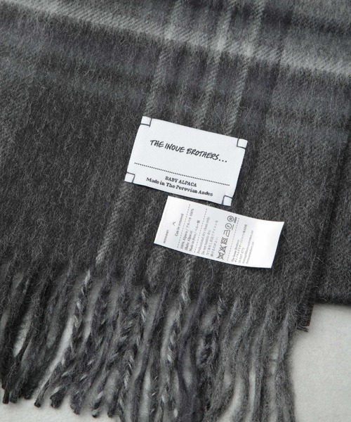 THE INOUE BROTHERS マフラー The Inoue Brothers/Brushed Scarf