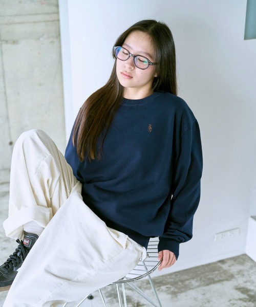 BROKEN BASE（ブロークンベース） セーター ニット BB刺繍ハイゲージ