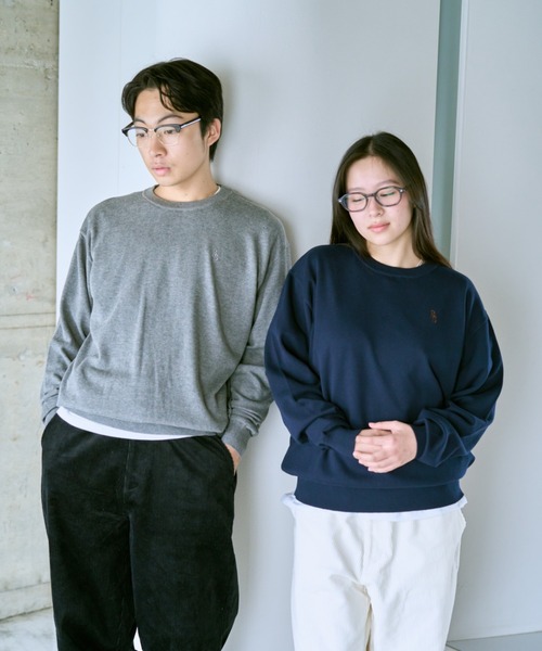 BROKEN BASE（ブロークンベース） セーター ニット BB刺繍ハイゲージ