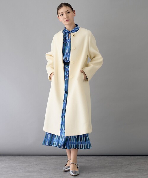 美品 ANAYI シャルムビーバーフードコート 【送料無料】シャルム