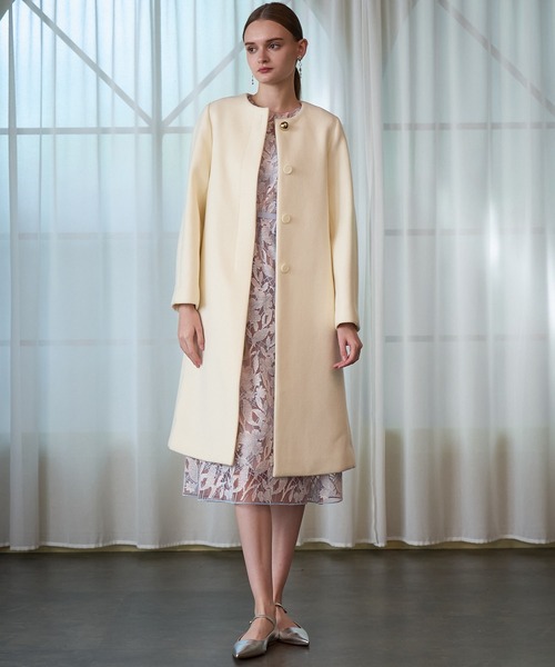 ANAYI（アナイ） トレンチコート コート シャルムビーバークルーコート