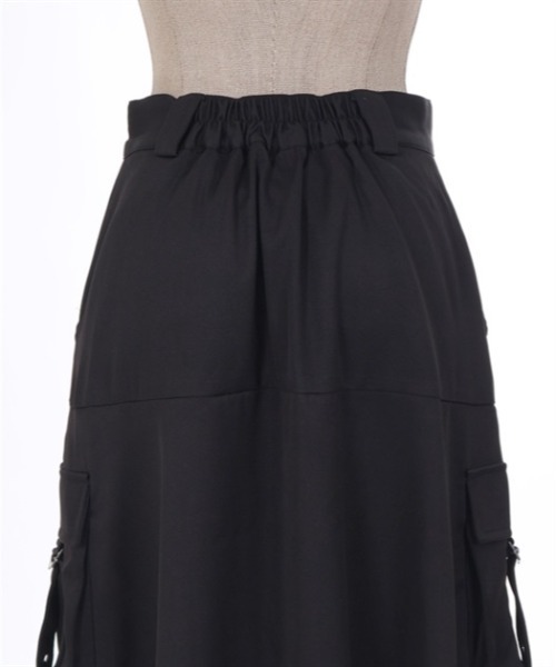 axes femme POETIQUE スカート ベルトデザインアーミースカート