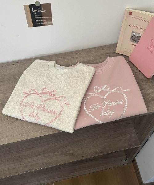 LACーVERT トレーナー スウェット ガーリー刺繍スウェット レディース