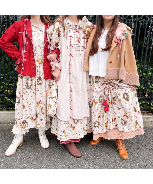 PINK HOUSE（ピンクハウス） ワンピース ウィンターフォレストトリート