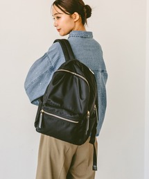 GLOBAL WORK リュック・バックパック ブラック 撥水 GLOBAL WORK デイバック リュック 撥水軽量12ポケットリュック