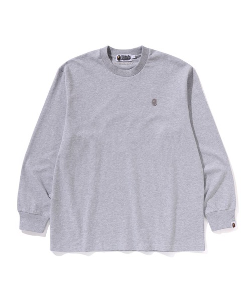 A BATHING APE tシャツ ONE POINT RELAXED FIT LS TEE メンズ