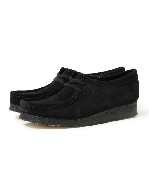 CLARKS ORIGINALS 黒 モカシン Clarks（クラークス） デッキシューズ モカシン Clarks / Wallabee（約