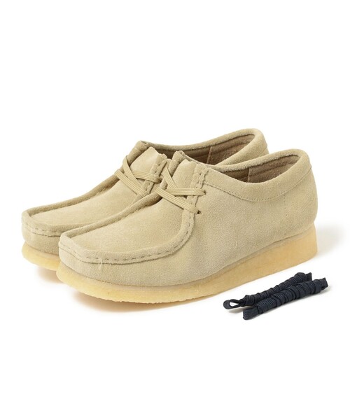 Clarks Wallabees モカシン ベージュ Clarks Women Wallabee T Bar Maple Suede 26175665 | eBay