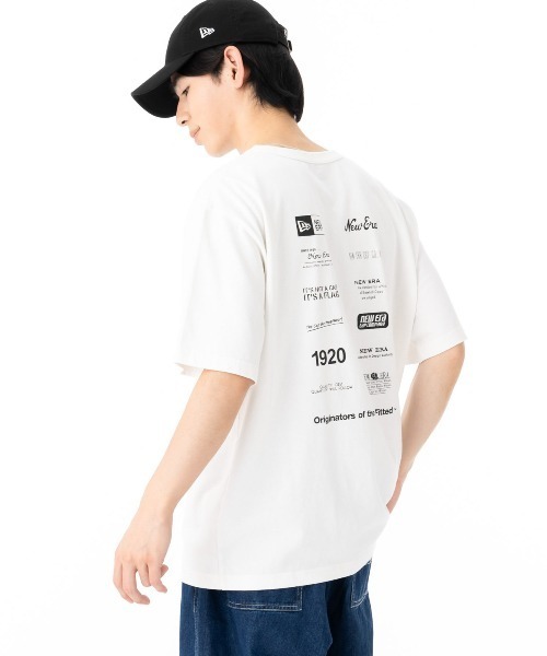 [New Era] グリーン ウォッシュ オーバーサイズ Tシャツ NEW ERA tシャツ ニューエラ 半袖Tシャツ オーバーサイズ