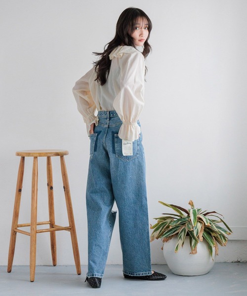 ふゆこさま用 LOWRYS FARM（ローリーズファーム） ブラウス シャツ 2WAYフリル