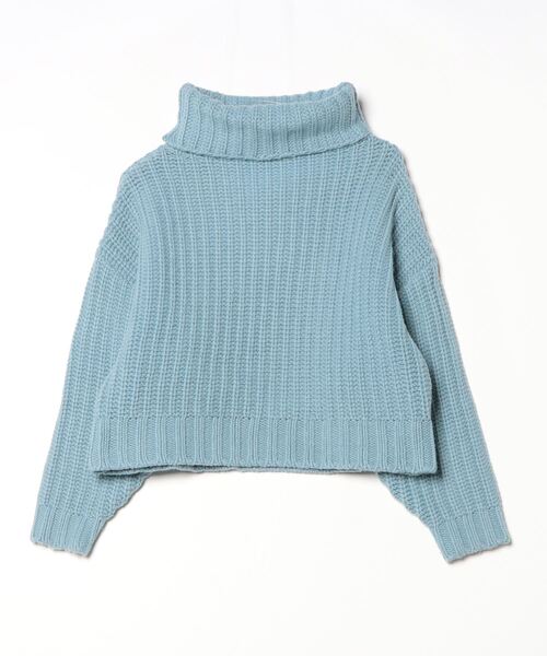Mila Owen（ミラオーウェン） タートルネックニット 0 ブルー