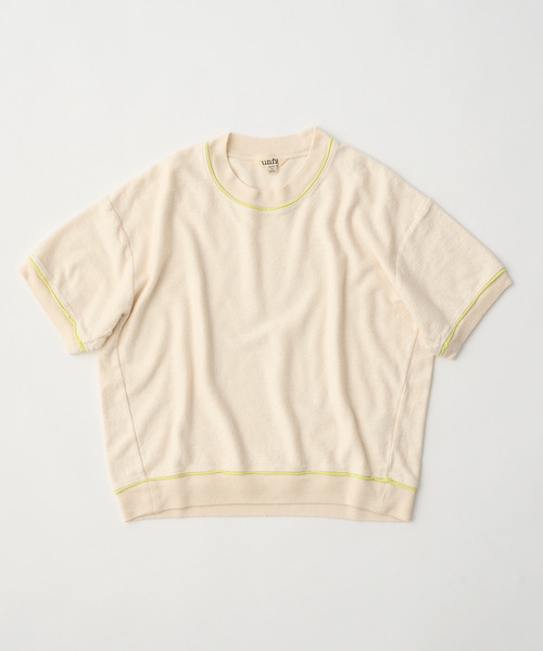 美品 unfil アンフィル コットン ニット セーター unfil ニット セーター アンフィル / linen ＆ cotton pile