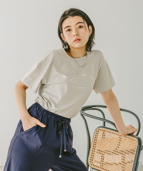 BAYFLOW tシャツ アソートロゴショートスリーブT レディース