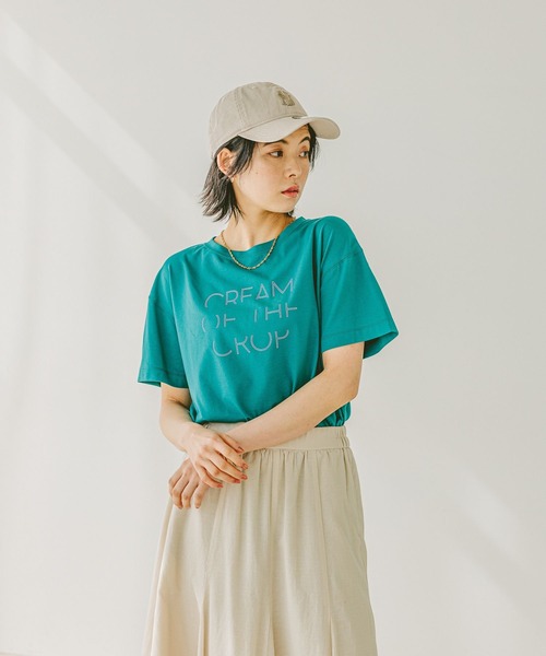 tシャツ シアー ロゴ ショートスリーブ Tシャツ レディース green label relaxing tシャツ シアー ロゴ ショートスリーブ T