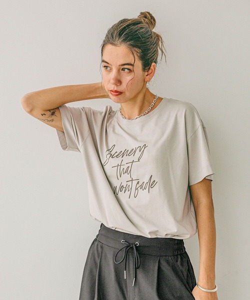 BAYFLOW tシャツ アソートロゴショートスリーブT レディース