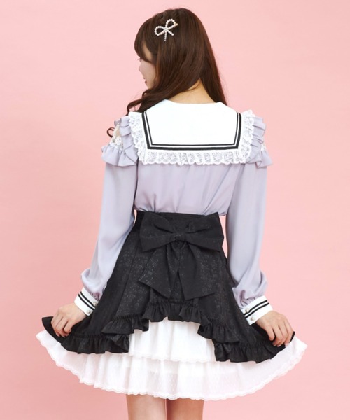 【新品未使用】Secret Honey ブラウス・スカパンセット 新品未使用】Secret Honey ブラウス・スカパンセット