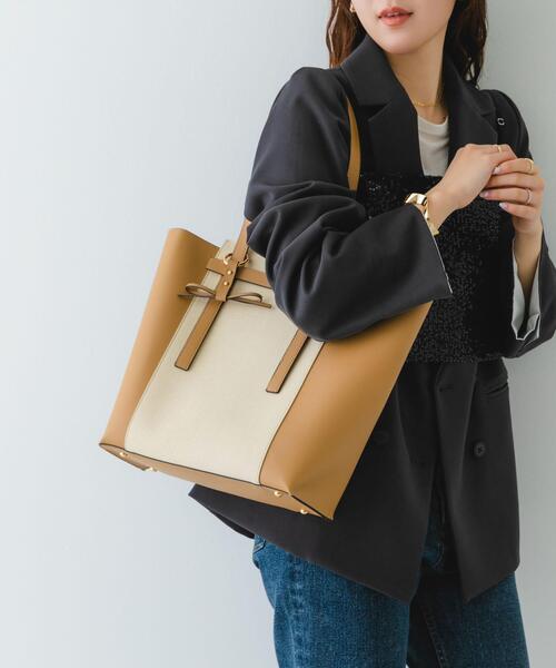 RODE SKO（ロデスコ） トートバッグ キャンバスライクチャームトート