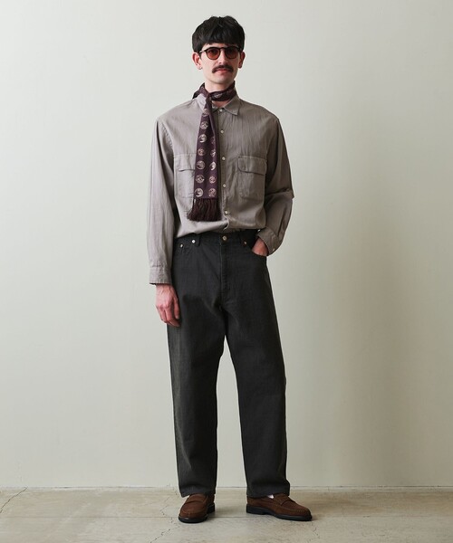 STEVEN ALAN シャツ 「Steven Alan」 C/L/Si パナマ 2ポケット