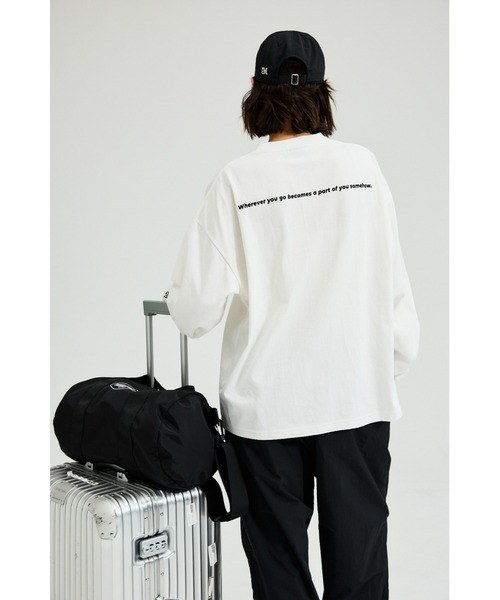 PARROTT CANVAS tシャツ TRAVEL PHOTOGRAPH L/S T-SHIRT