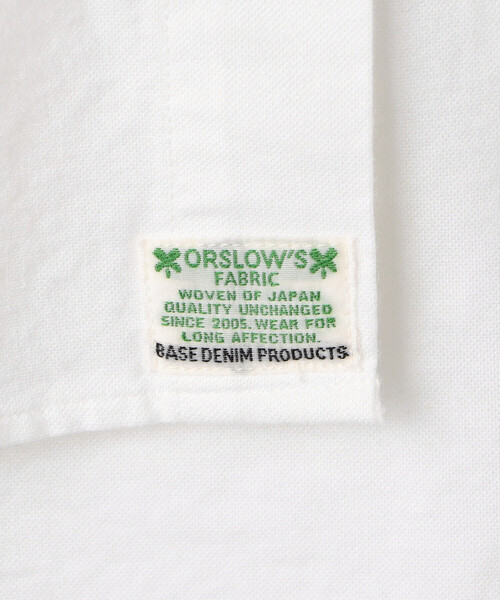ブラウス シャツ orSlow |  ショート丈 ボタンダウンシャツ WHITE WOMEN レディース orSlow | ショート丈 ボタンダウンシャツ WHITE WOMEN