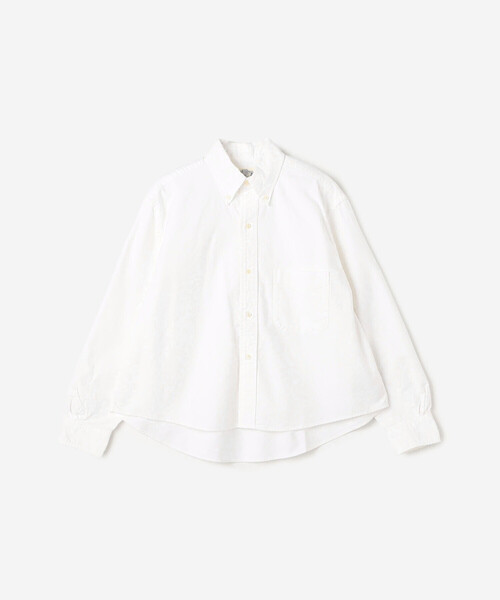ブラウス シャツ orSlow |  ショート丈 ボタンダウンシャツ WHITE WOMEN レディース orSlow | ショート丈 ボタンダウンシャツ WHITE WOMEN