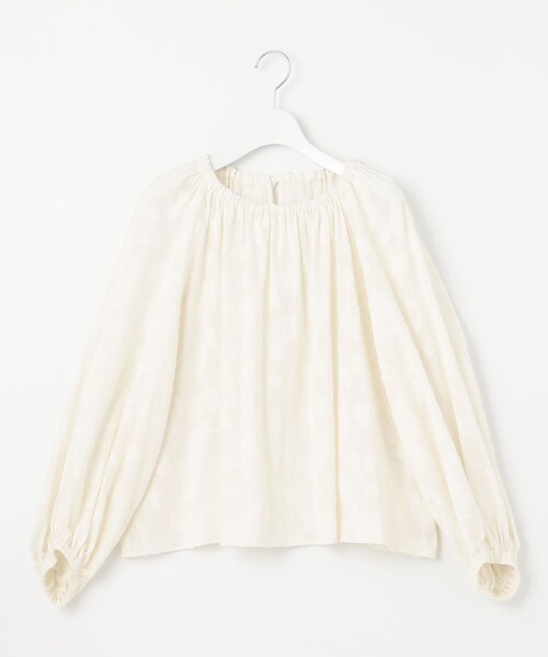 【SLOW/一部店舗限定】コットンジャカード ブラウス SLOW/一部店舗限定】コットンジャカード ブラウス / 23区