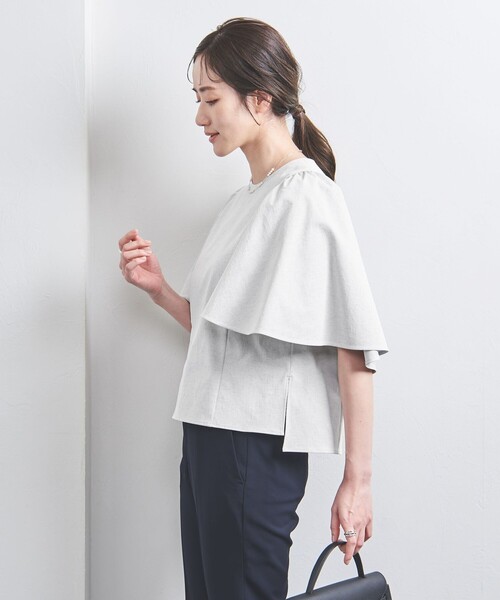 UNITED ARROWS ブラウス シャツ RIRANCHA ツイル レディース