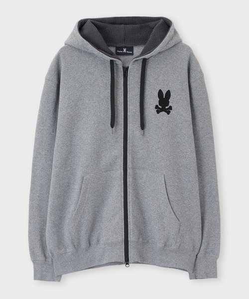 Psycho Bunny グレー パーカー極美品 Psycho Bunny（サイコバニー） パーカー 「GOLF」ビッグロゴ プル