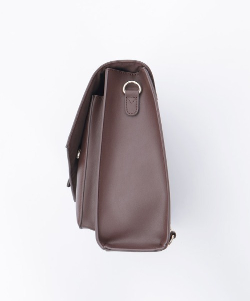 axes femme POETIQUE ショルダーバッグ バッグ エンブレム型押し