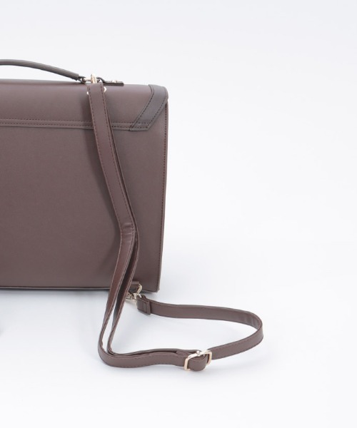 axes femme POETIQUE ショルダーバッグ バッグ エンブレム型押し