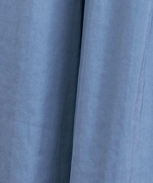 a.v.v パンツ 「洗える」サテンギャザースカンツ レディース