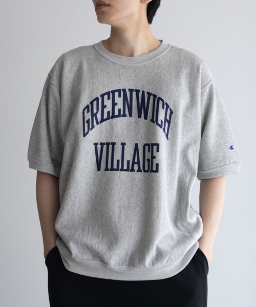 tシャツ REVERSEWEAVE10oz.FrenchTerry リバースウィーブショートスリーブスウェットシャツ ユニセックス レディース メンズ Champion tシャツ REVERSEWEAVE10oz.FrenchTerry リバース