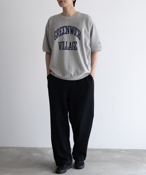 t*.様 美品 黒 チャンピオン リバースウィーブ スウェット Champion（チャンピオン） tシャツ REVERSEWEAVE10oz.FrenchTerry