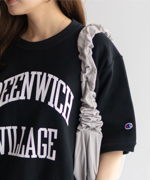 tシャツ REVERSEWEAVE10oz.FrenchTerry リバースウィーブショートスリーブスウェットシャツ ユニセックス レディース メンズ Champion tシャツ REVERSEWEAVE10oz.FrenchTerry リバース