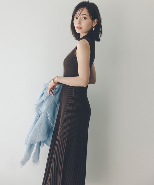 anuans ワンピース セミマーメイドニットワンピース : ZOZOTOWN