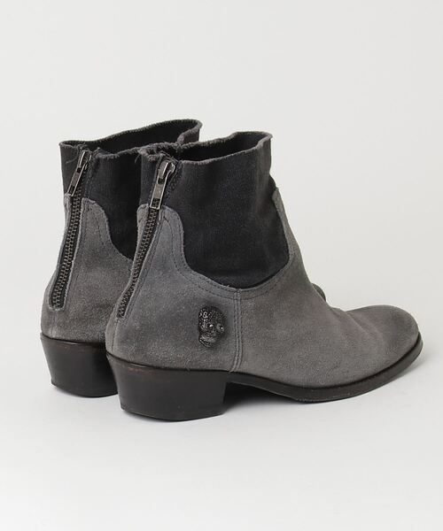 「ZADIG&VOLTAIRE」 ショートブーツ 36 グレー レディース_画像2